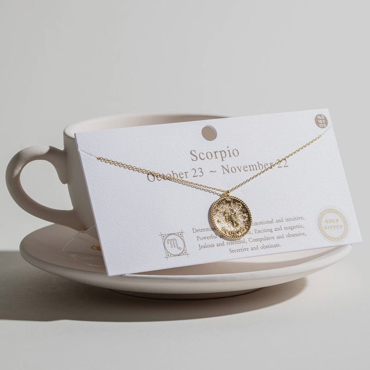 Zodiac Sign Charm Necklace