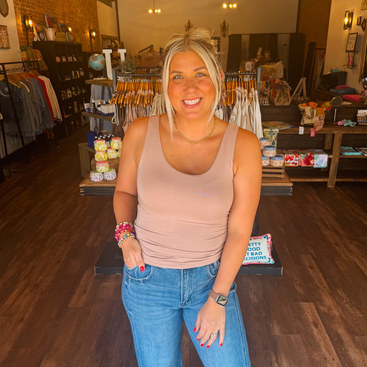 Basic Scoop Neck Tank