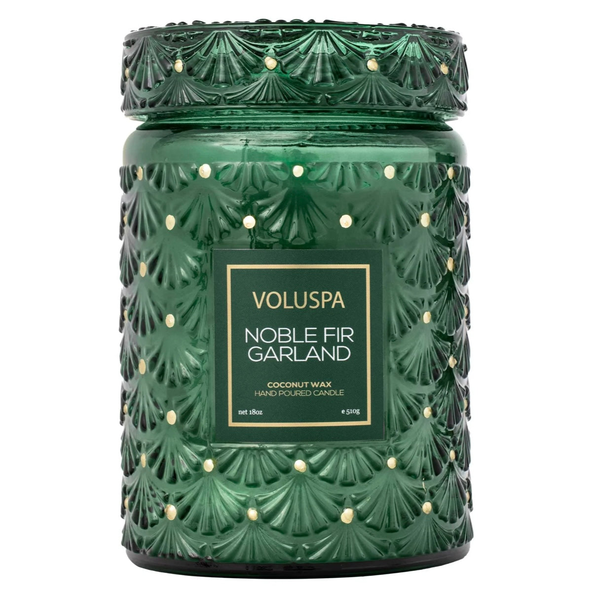 Voluspa Noble Fir Garland Large Jar Candle