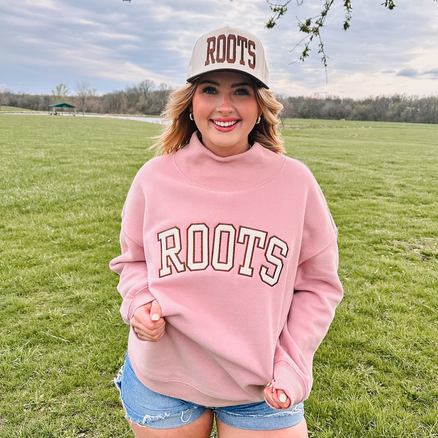 Roots Mock Neck Pullover