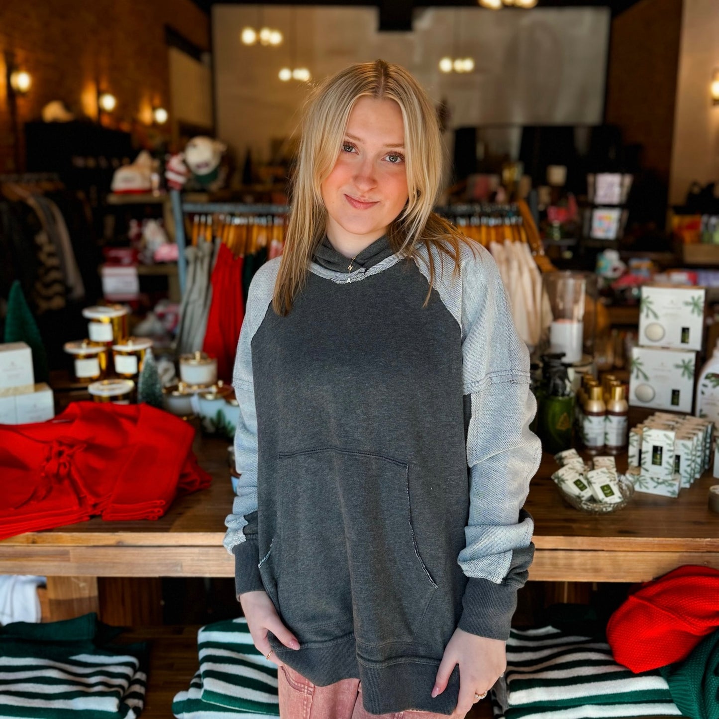 Charcoal Washed Hoodie