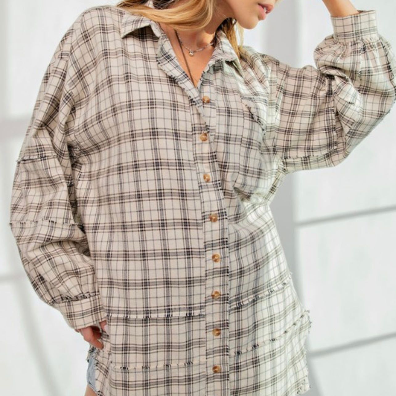 THE Flannel in Natural