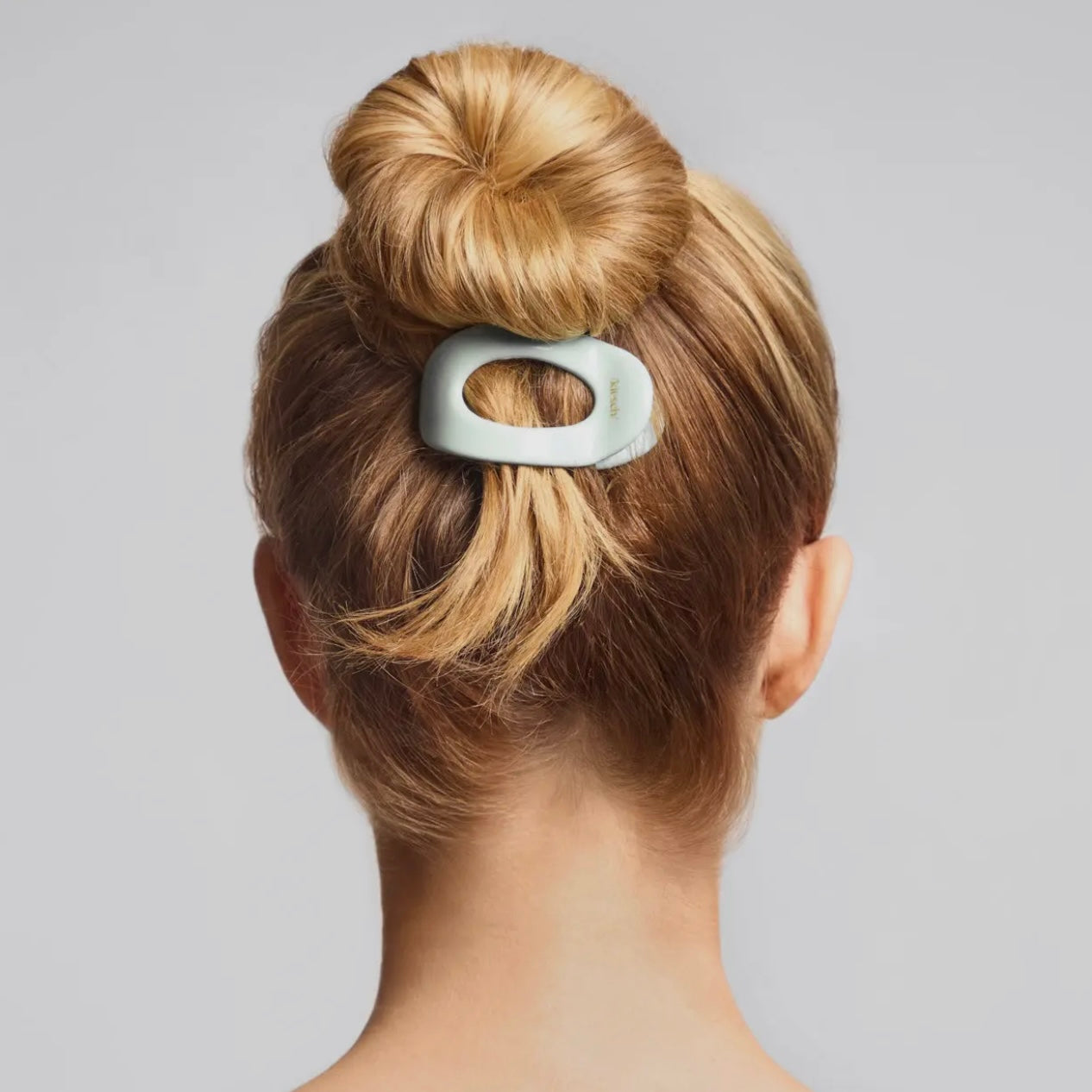 Kitsch Recycled Plastic Small Flat Cloud Clip - Sage Leaf