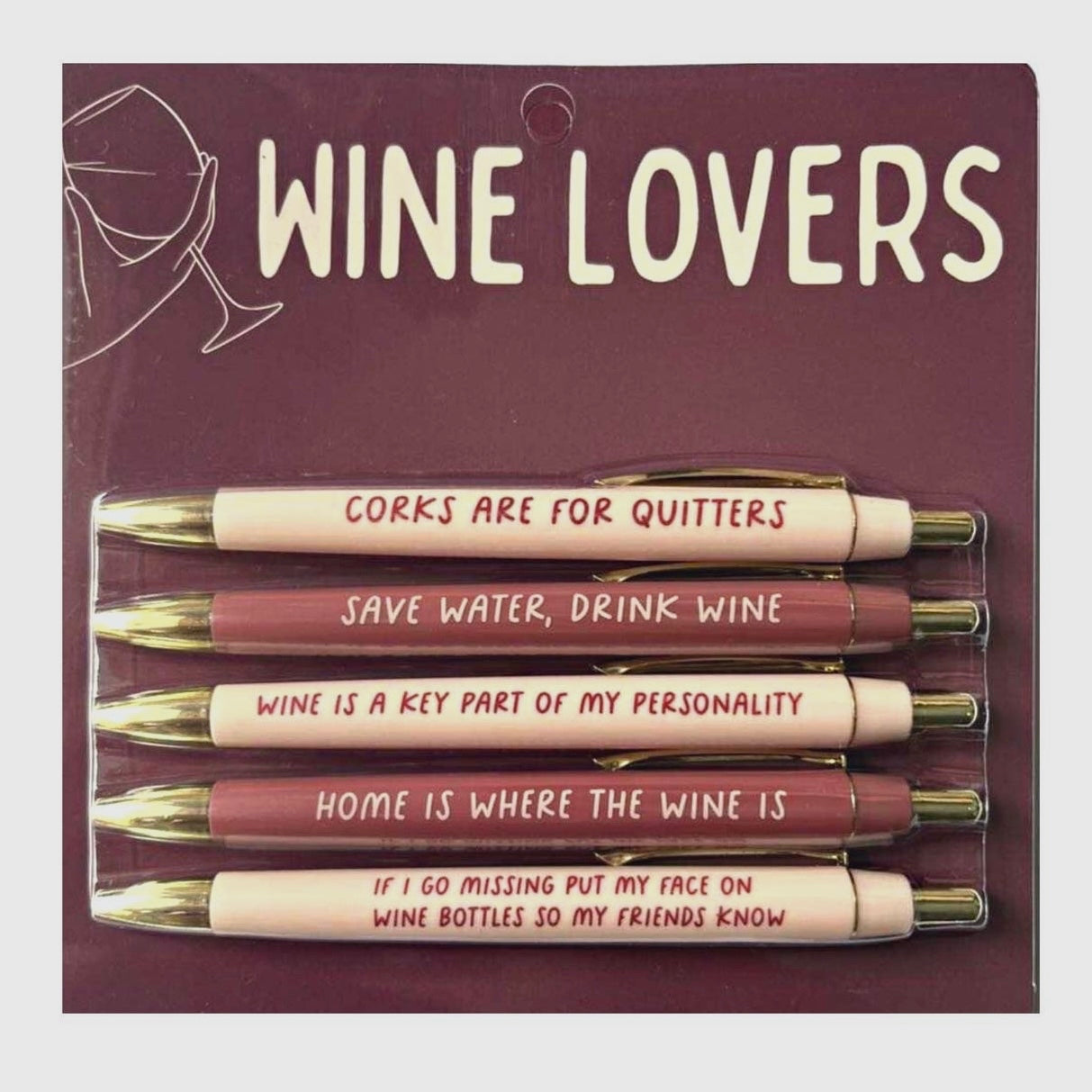 Wine Lovers Pen Set