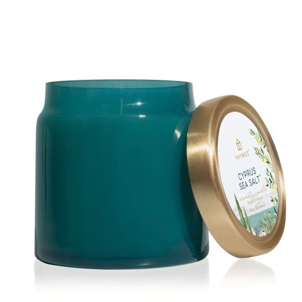 Cyprus Sea Salt Poured Candle Glass Jar
