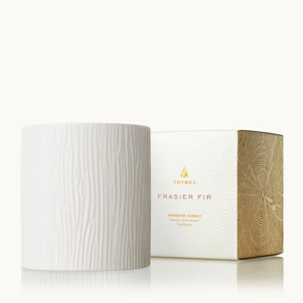 Frasier Fir Gilded Ceramic Poured Candle