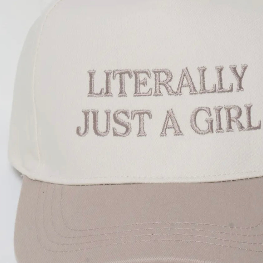 Literally Just A Girl Trucker Cap