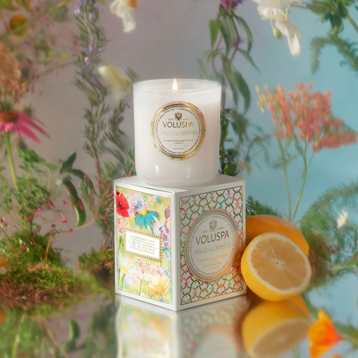 Voluspa Wildflowers Classic Boxed Candle