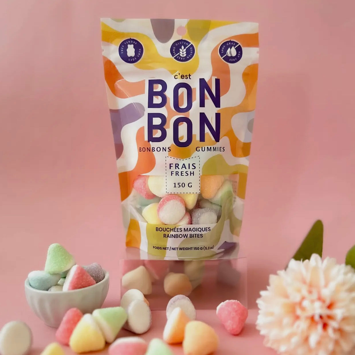 Bon Bon Rainbow Bites Gummy Candies