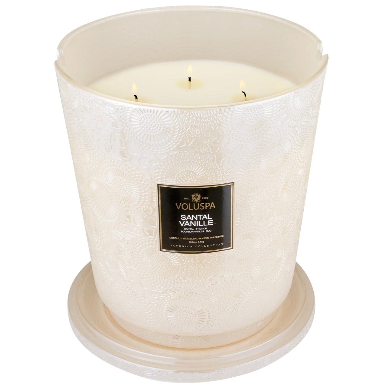 Voluspa Santal Vanille 5 Wick Hearth Candle