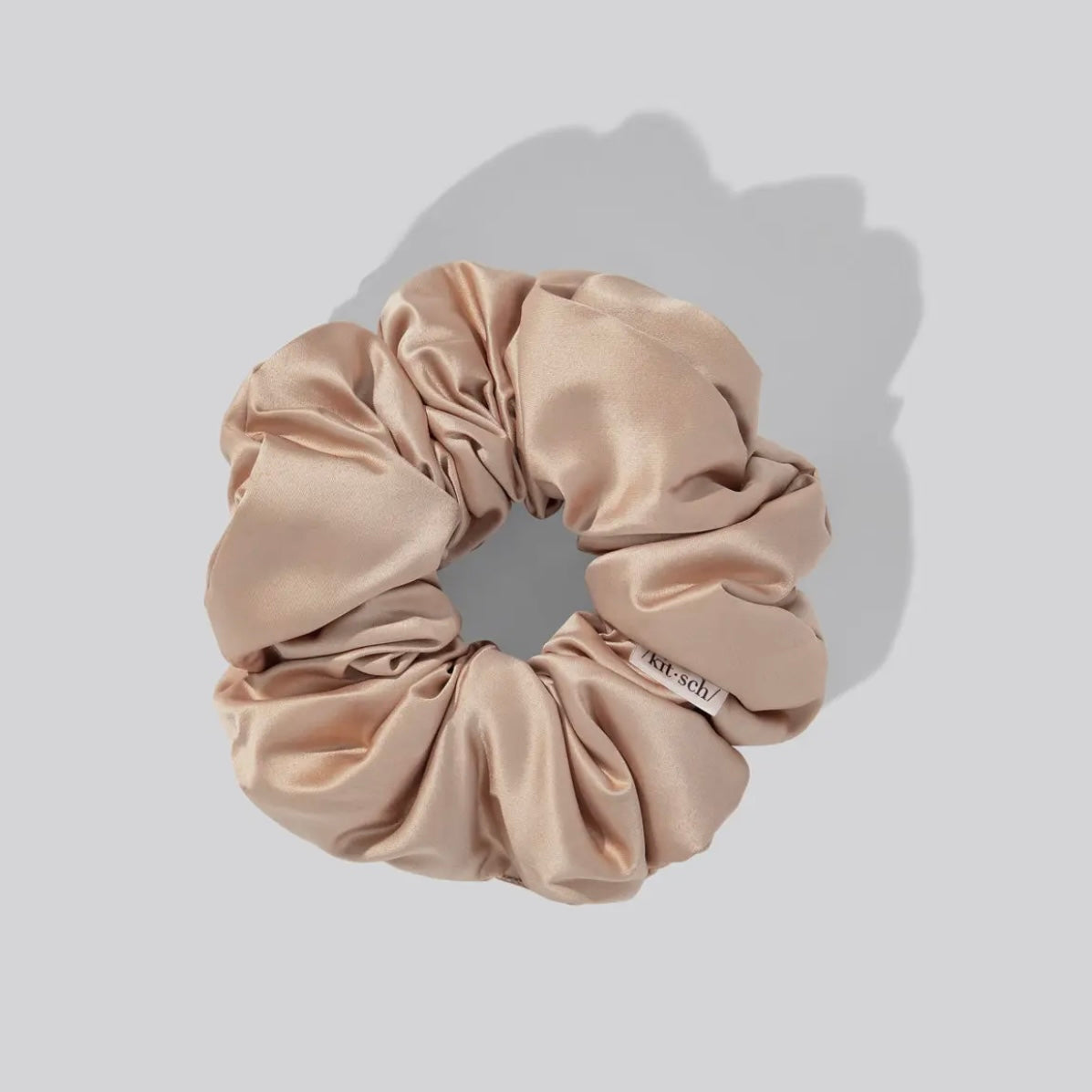 Kitsch Pillow Scrunchies in Satin 4pc - Blush