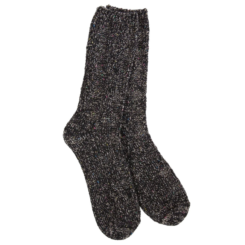 World's Softest Socks Weekend Ragg Cable Crew