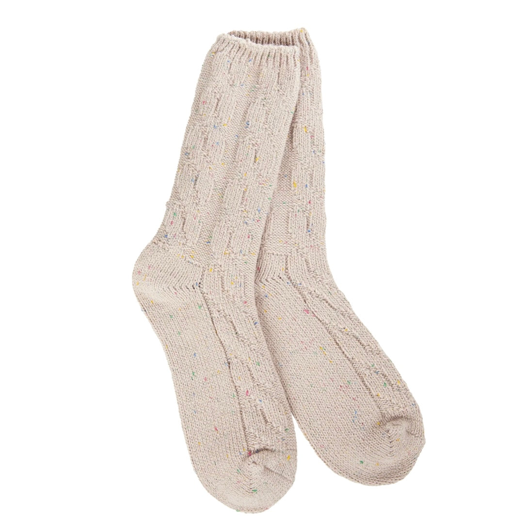 World's Softest Socks Weekend Ragg Cable Crew