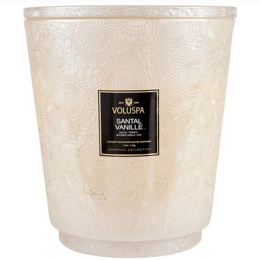 Voluspa Santal Vanille 5 Wick Hearth Candle