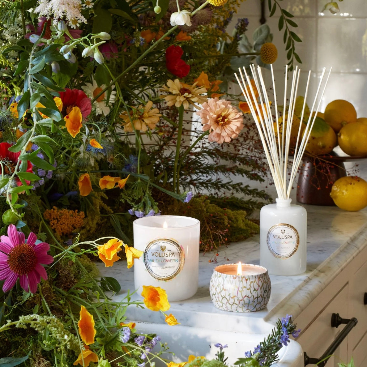 Voluspa Wildflowers Reed Diffuser