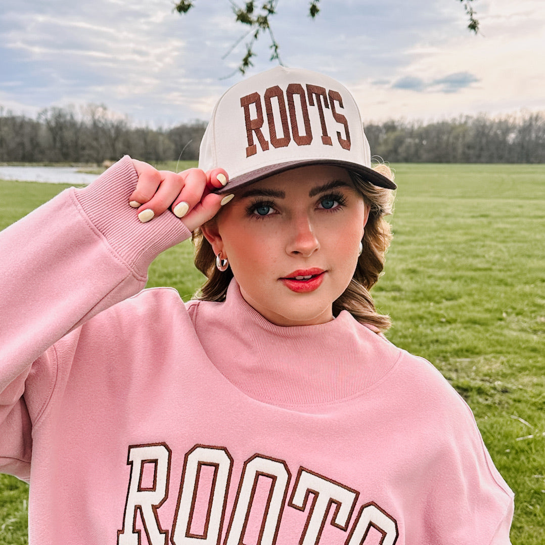 Roots Snapback Trucker Hat