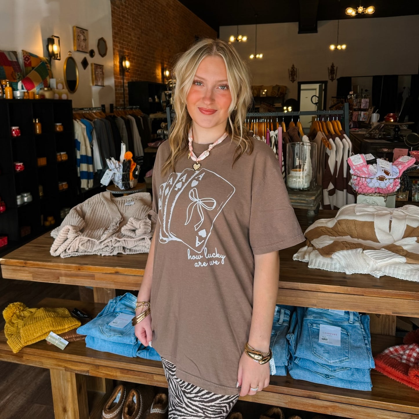 How Lucky Are We Graphic Tee