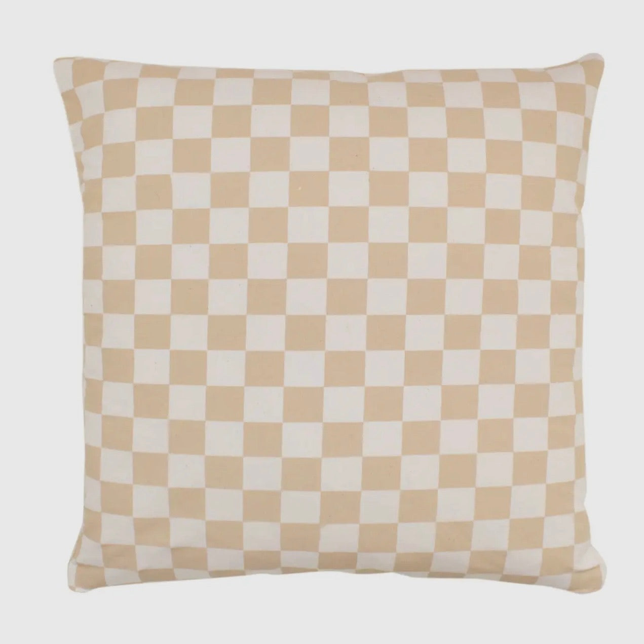 Checkered Canvas Pillow