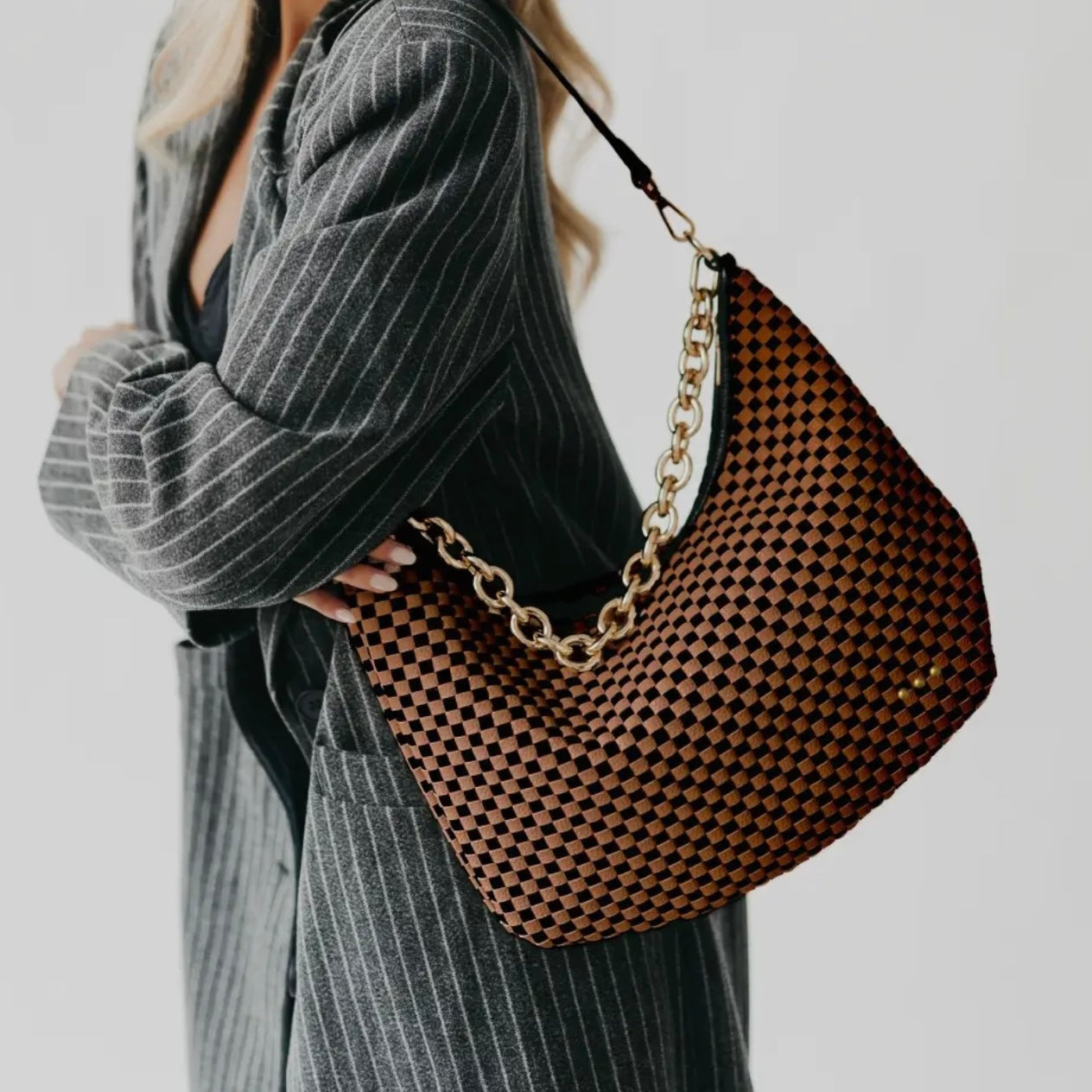 Sienna Slouchy Woven Shoulder Bag