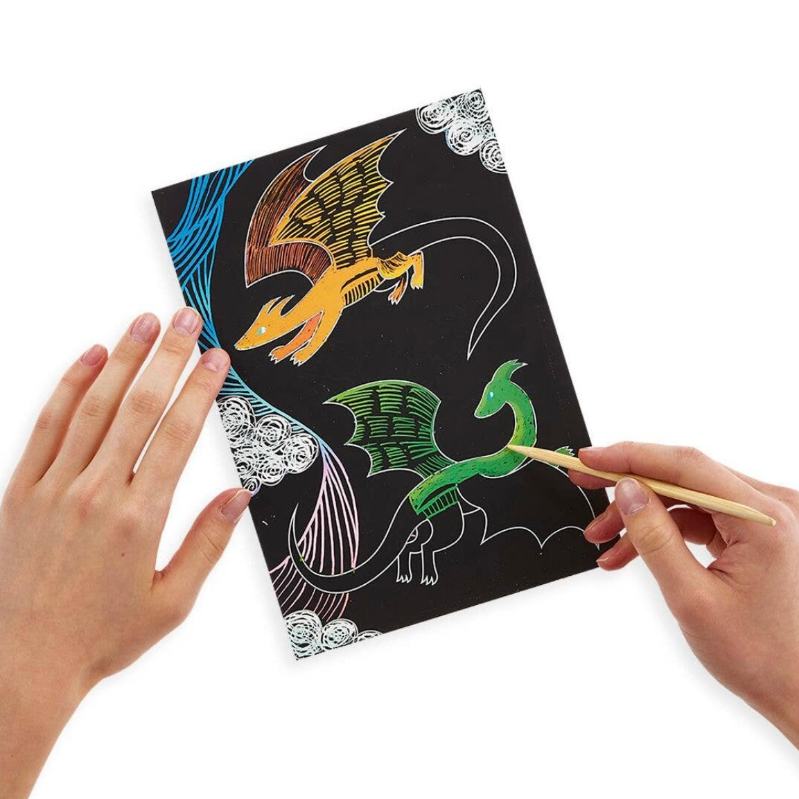 Scratch & Scribble Fantastic Dragons