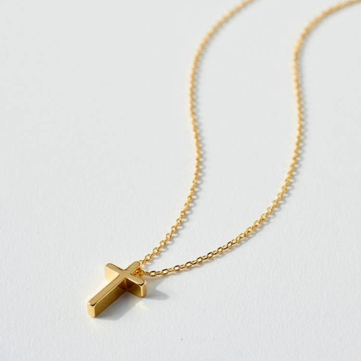 Cross Charm Collar Necklace