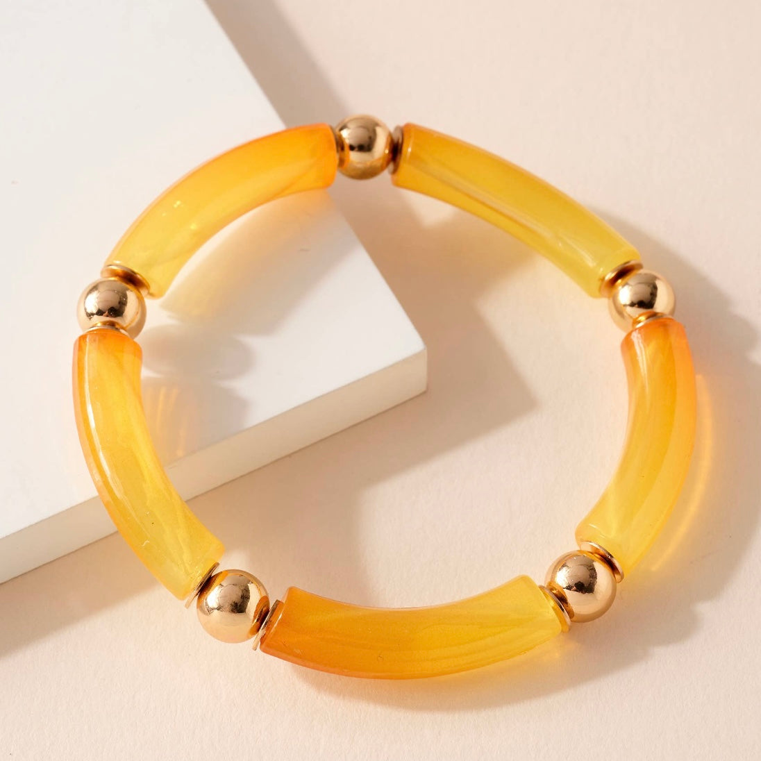 Ombre Resin Bead Bracelet