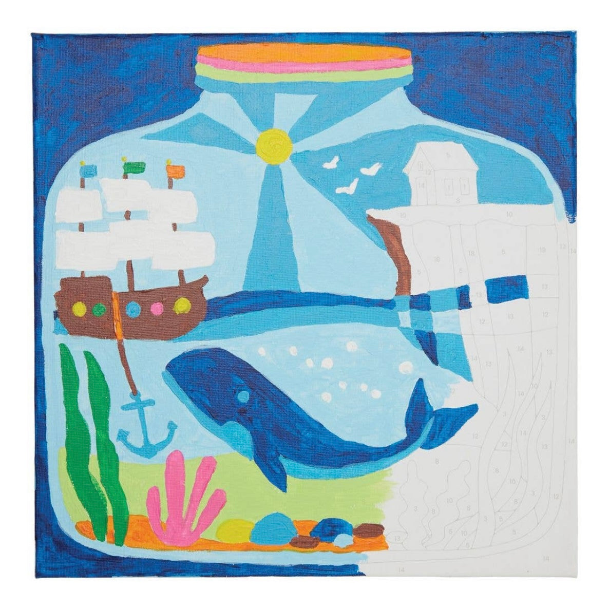 Tiny Treasures Colorific Canvas Paint by Number Kit