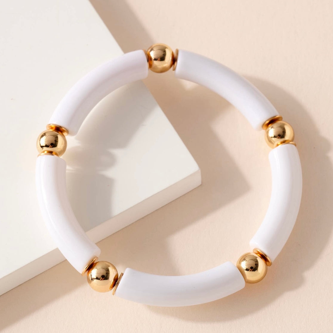 Ombre Resin Bead Bracelet