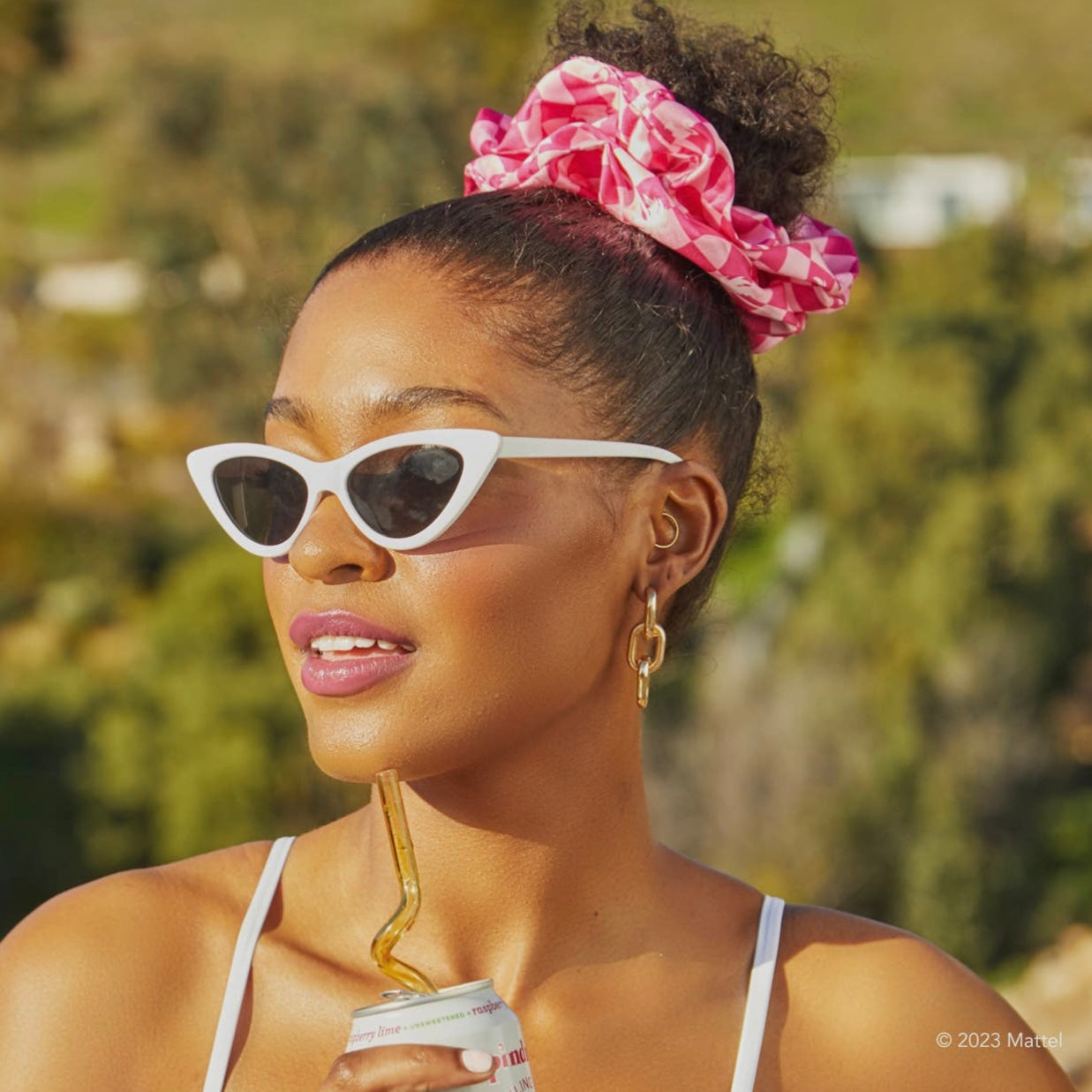 Barbie x Kitsch Satin Brunch Scrunchies