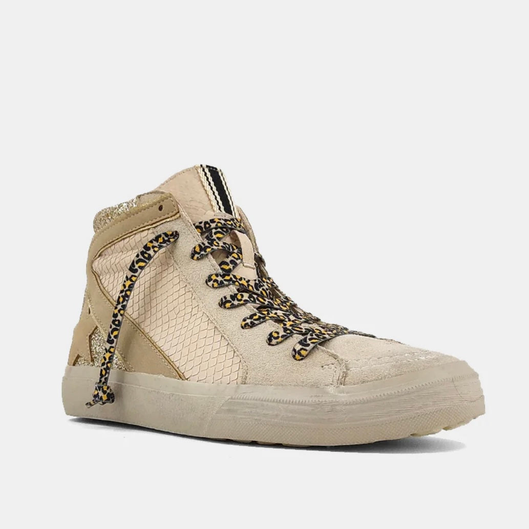 Roxanne Bone Snake Sneaker