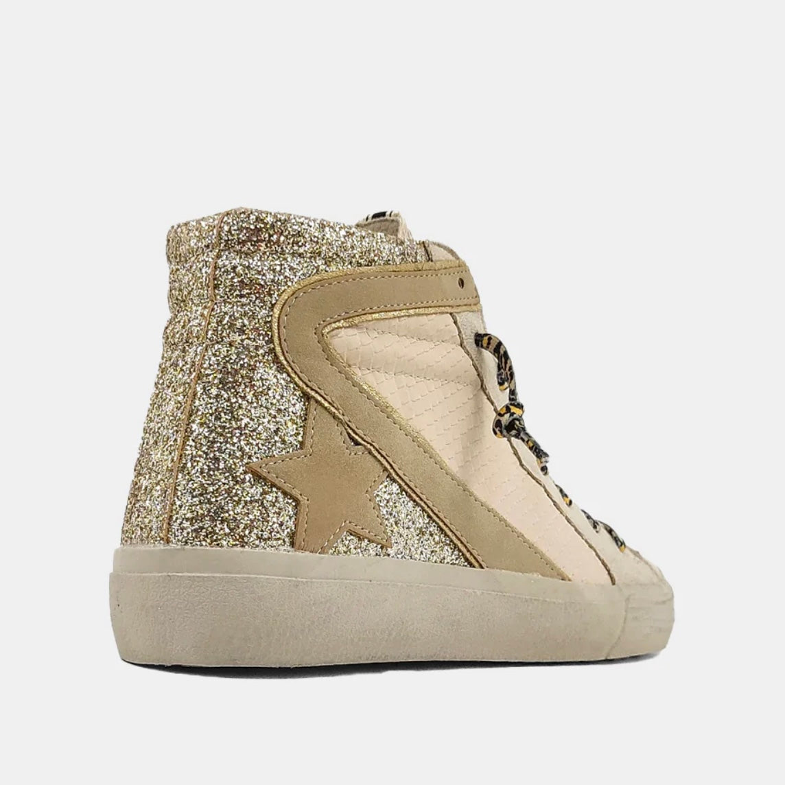 Roxanne Bone Snake Sneaker