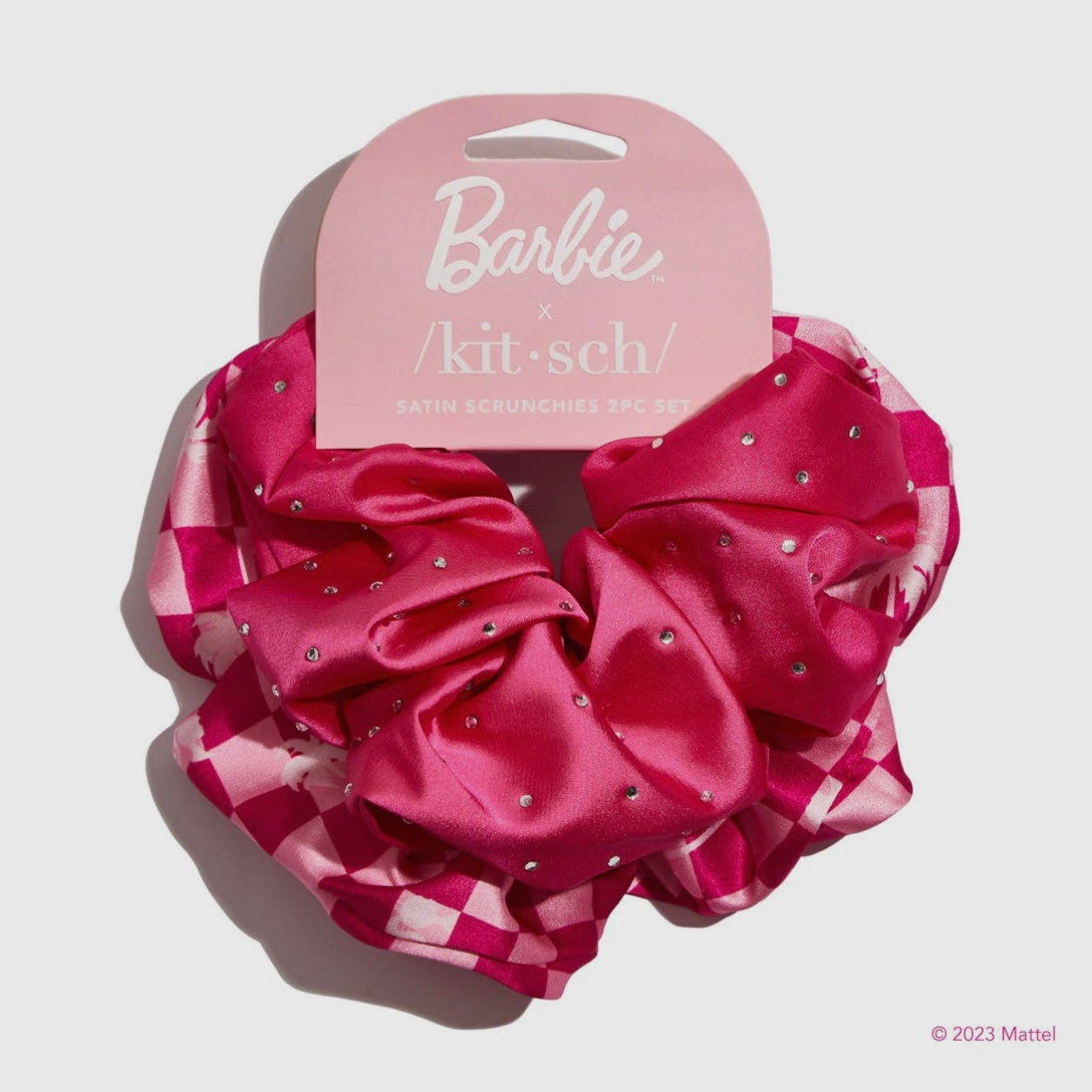 Barbie x Kitsch Satin Brunch Scrunchies