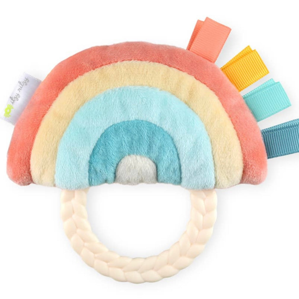 Plush Rattle Pal with Teether