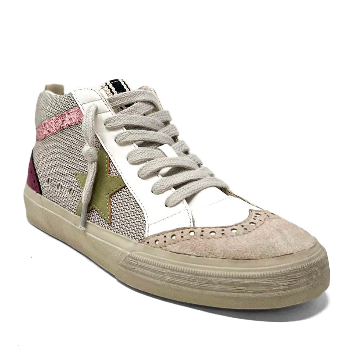 Pasadena Olive Green High Top Sneaker