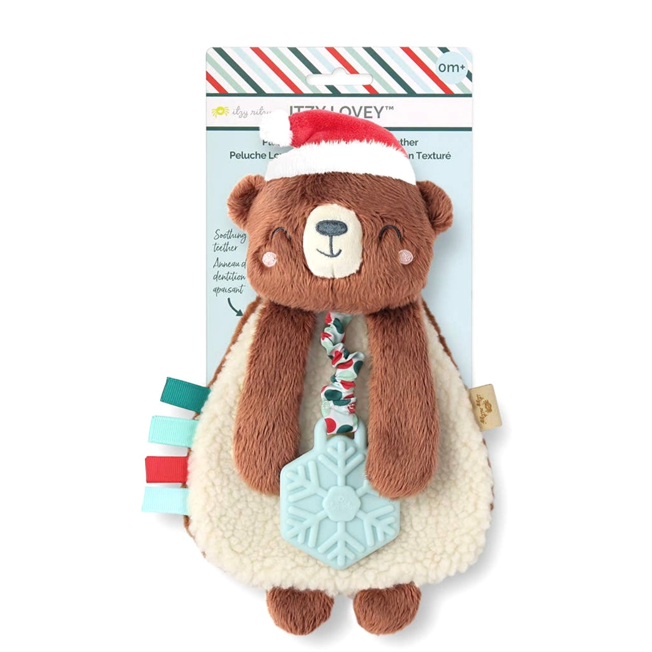 Itzy Lovey Holiday Plush + Teether Toy