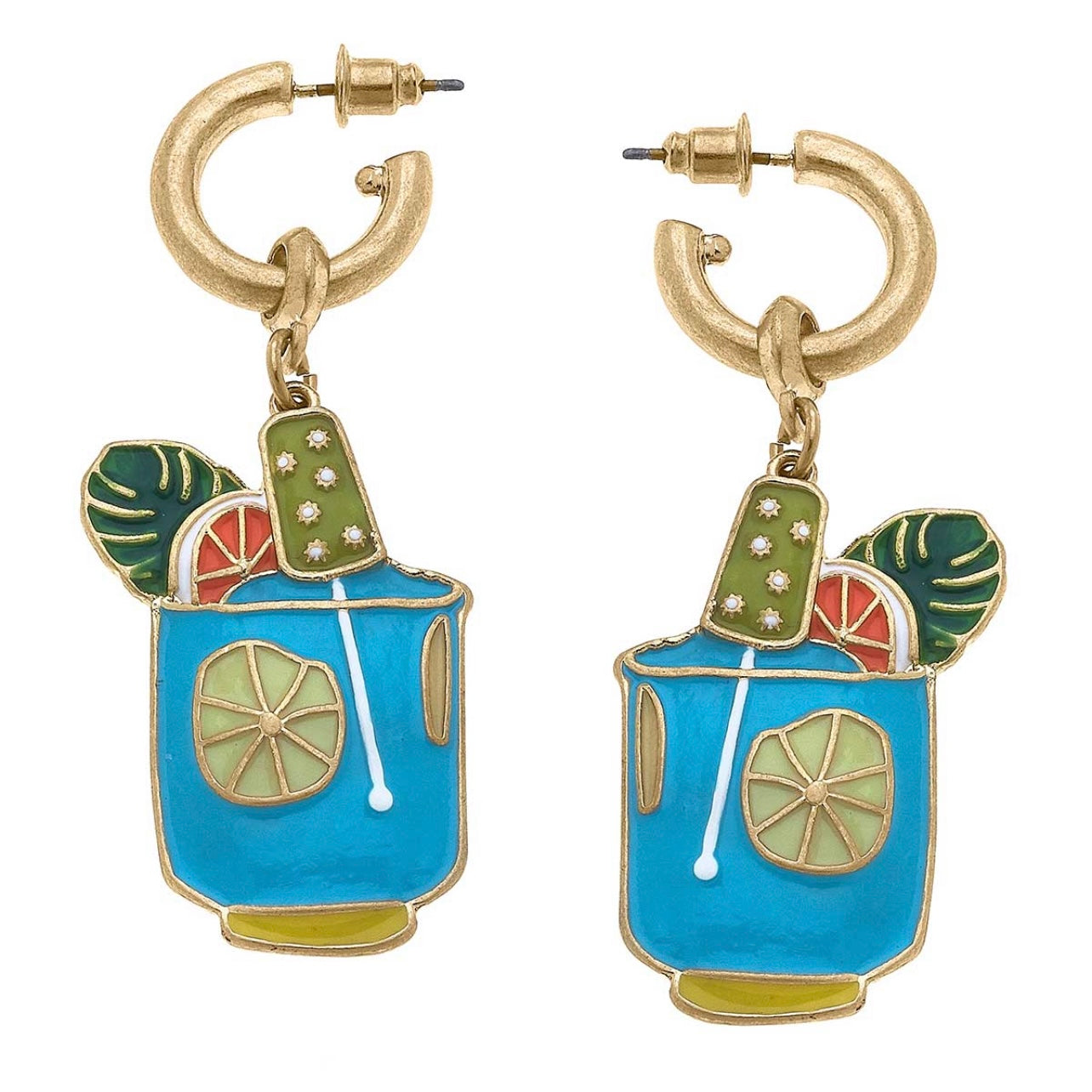 Poolside Cocktail Earrings