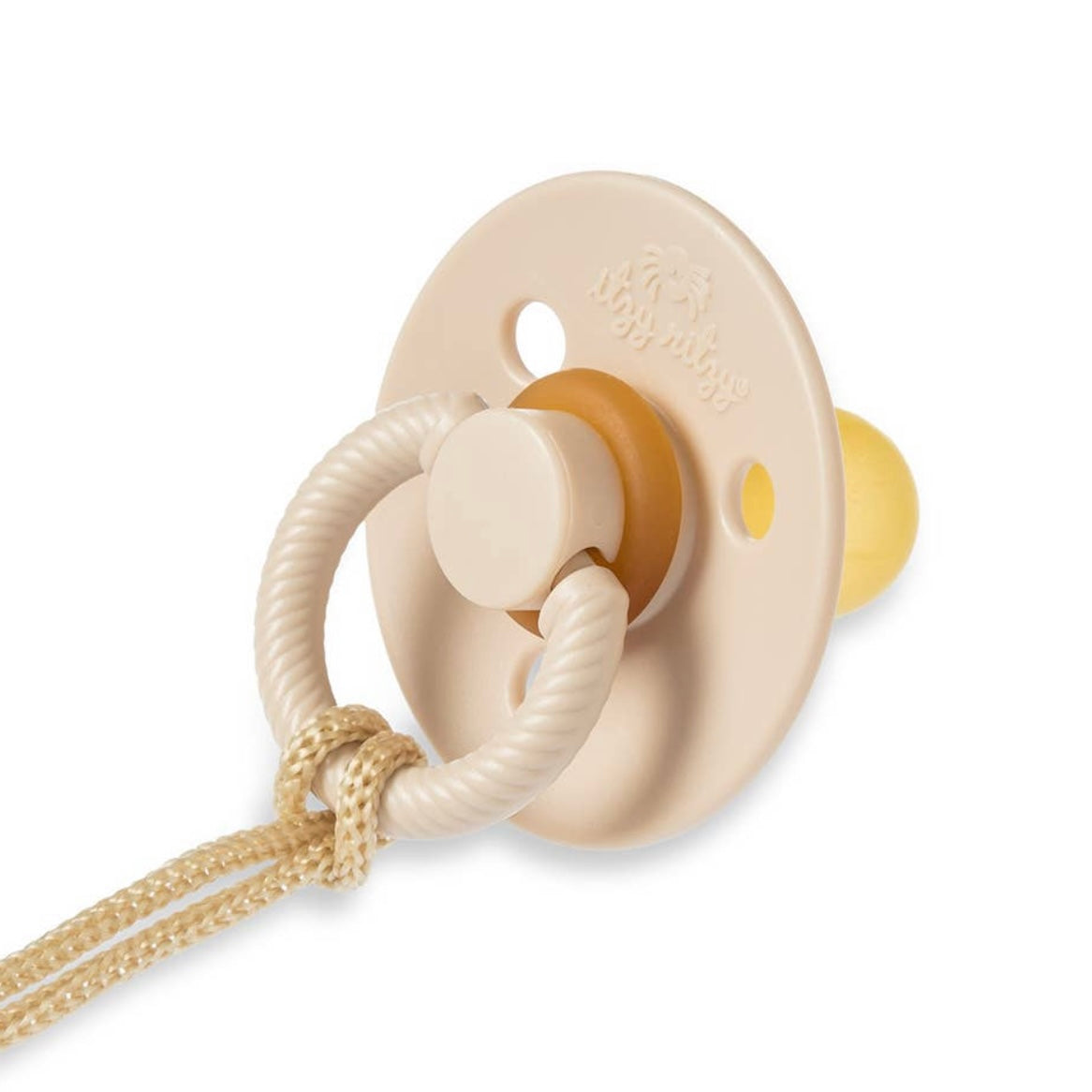 Bitzy Pal Natural Pacifier & Stuffed Animal