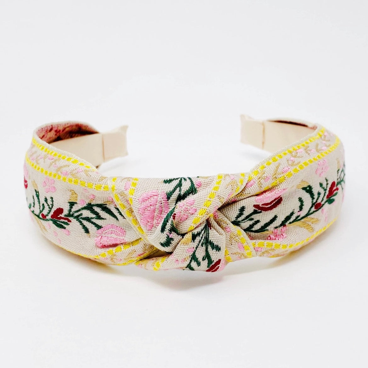 Floral Embroidered Headband