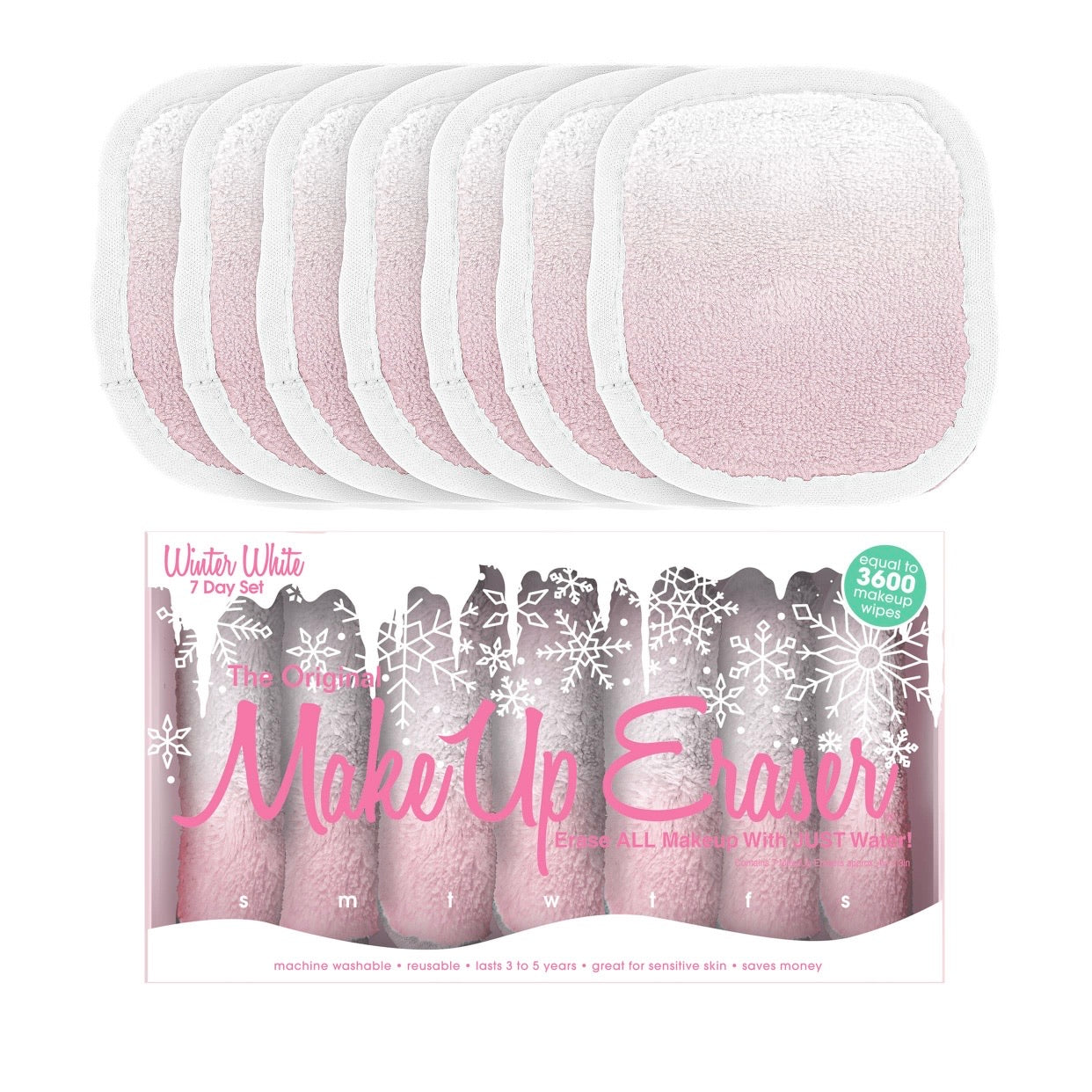 Winter White Makeup Eraser Set