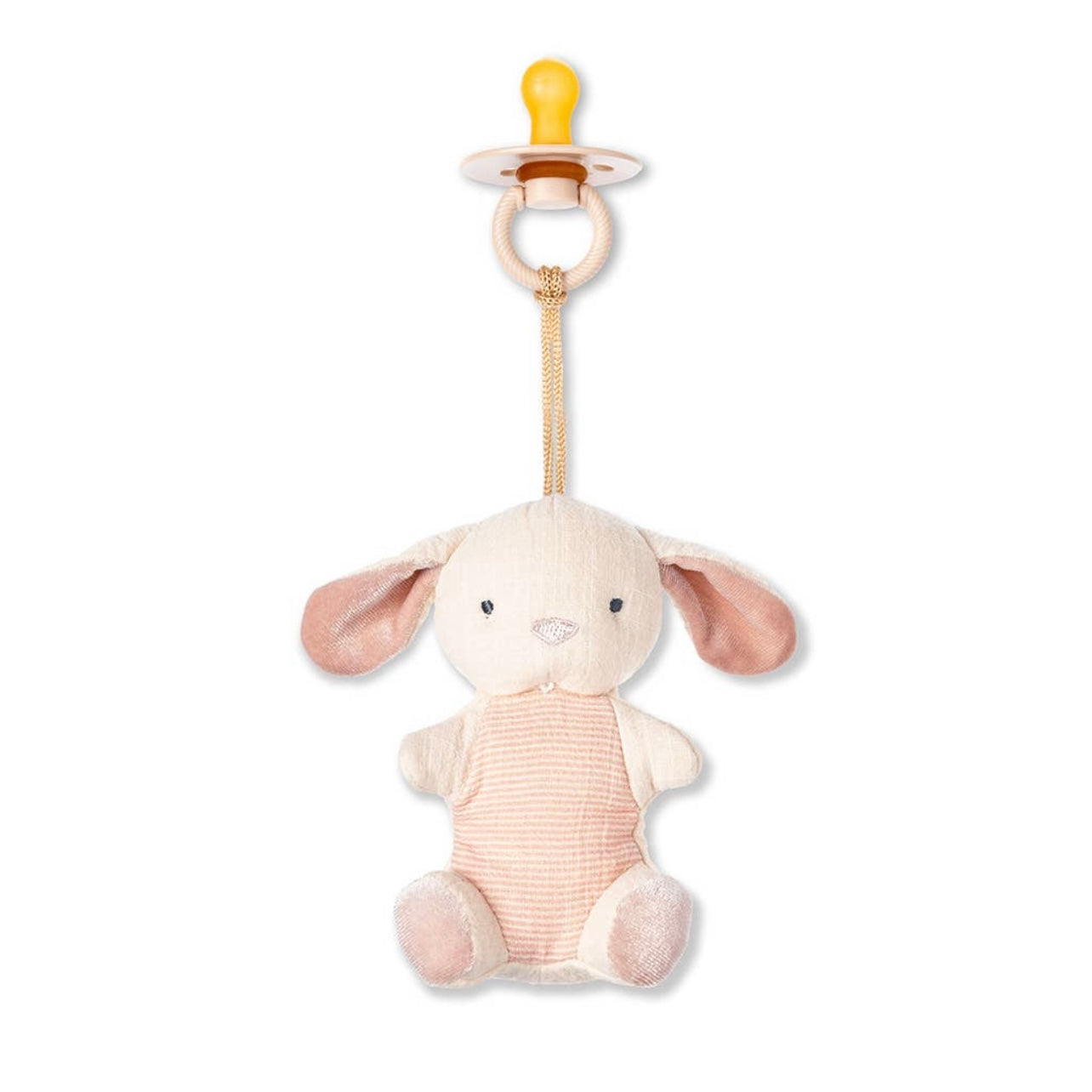 Bitzy Pal Natural Pacifier & Stuffed Animal