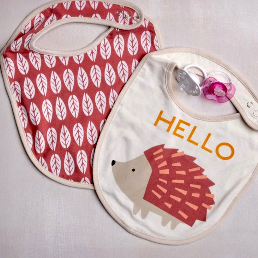 Hello Baby Bib Set