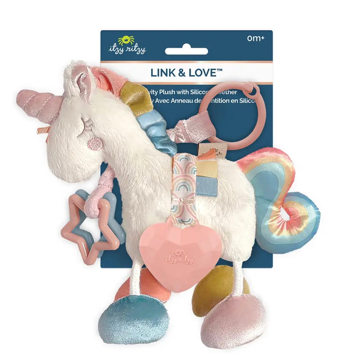 Baby Plush Silicone Teether Toy