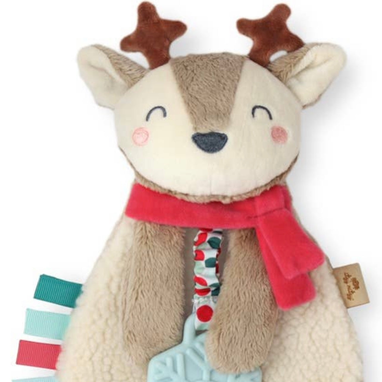 Itzy Lovey Holiday Plush + Teether Toy