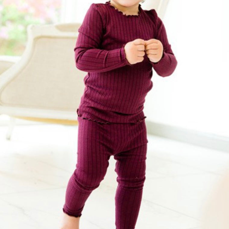 Ribbed Kiddos Pajamas