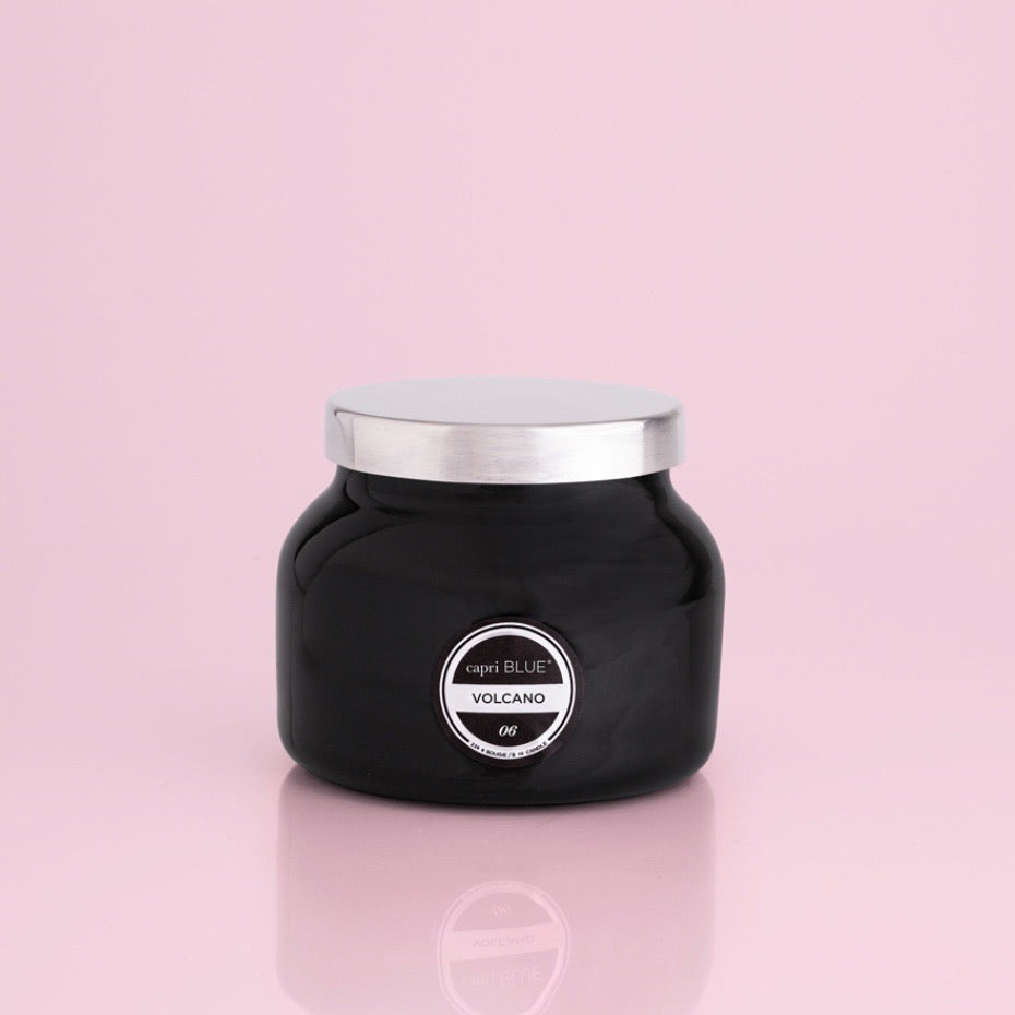 Volcano Black Jar Candle