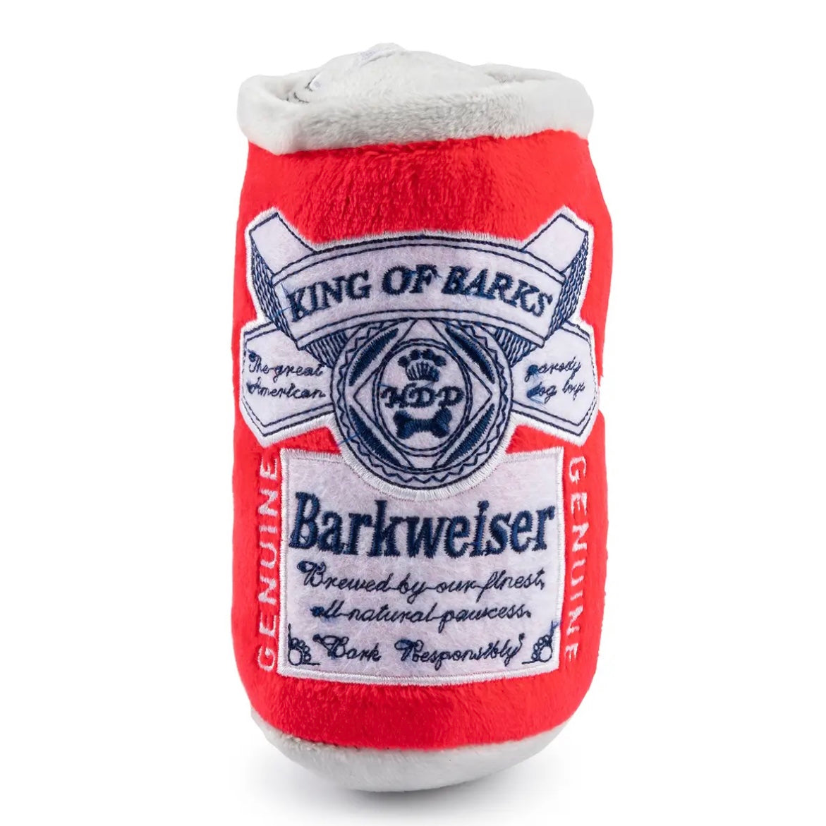 Barkweiser Can Plush Dog Toy