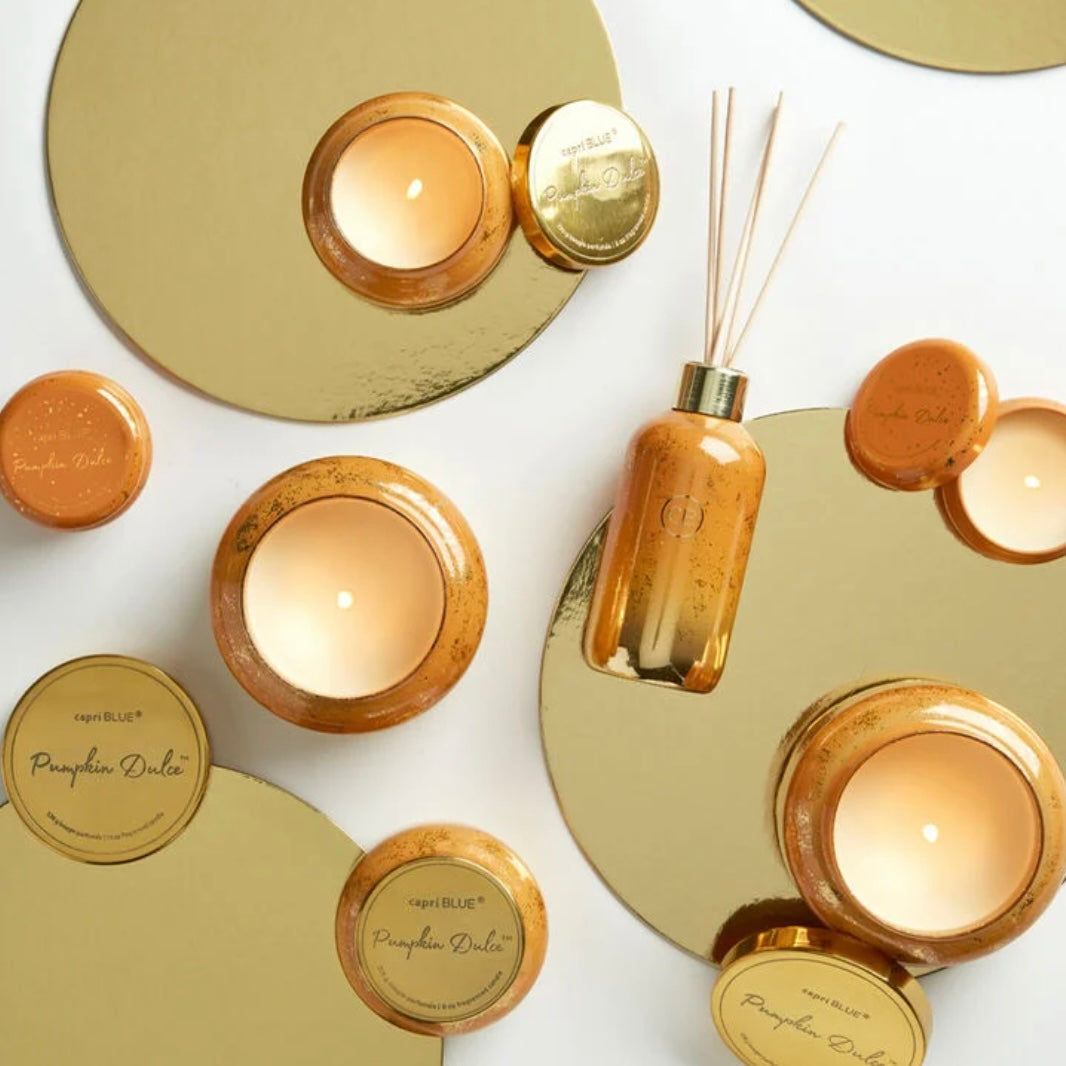 Pumpkin Dulce Glimmer Mini Tin Candle