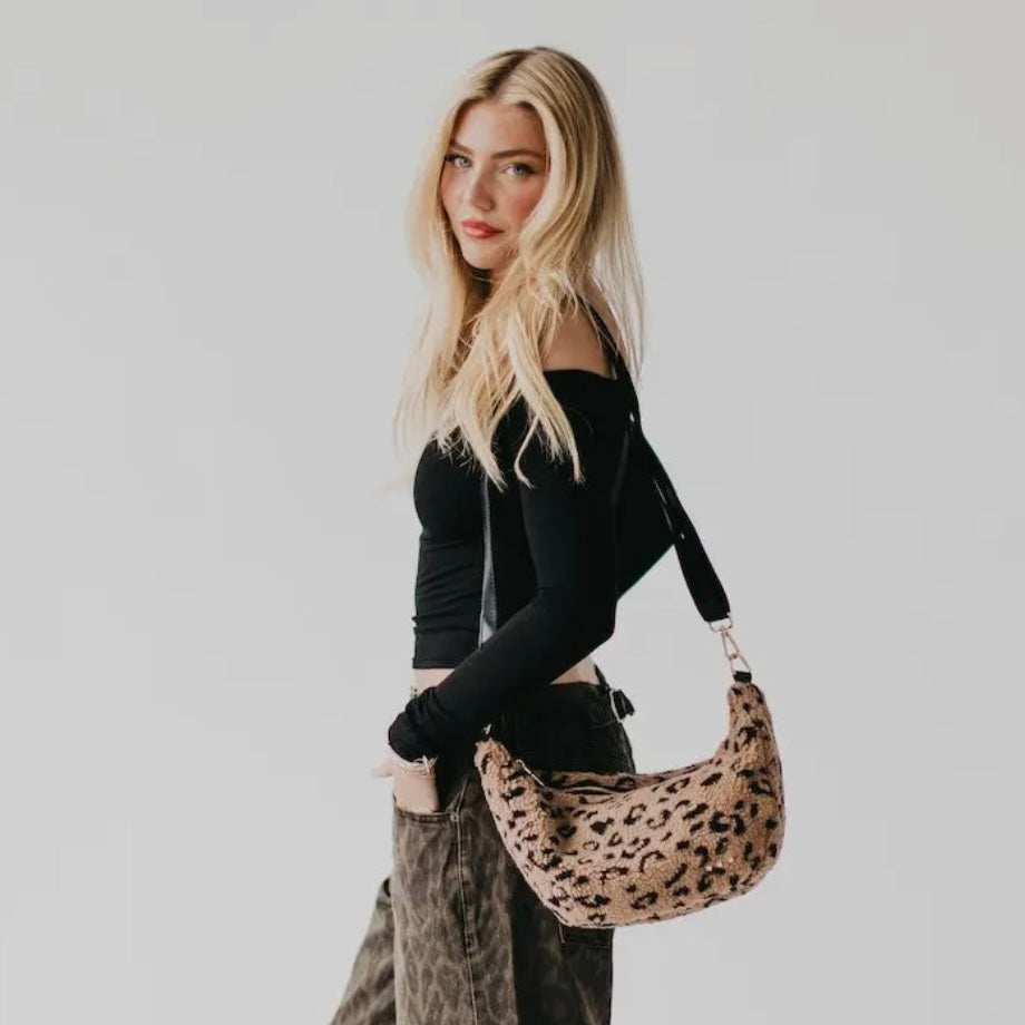 Shirley Sherpa Crossbody Bag