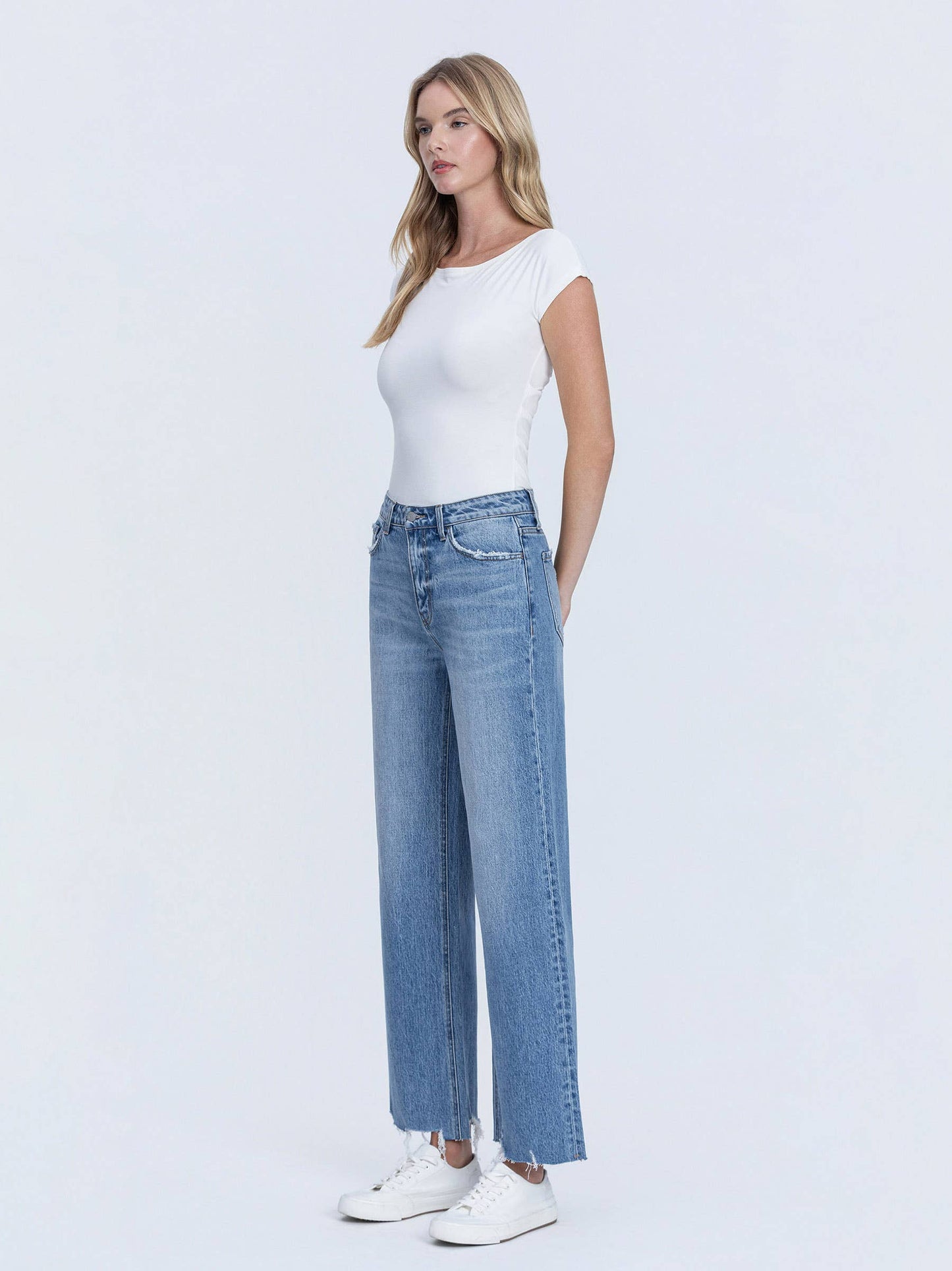 Vervet by Flying Monkey High Rise Wide Leg Jean