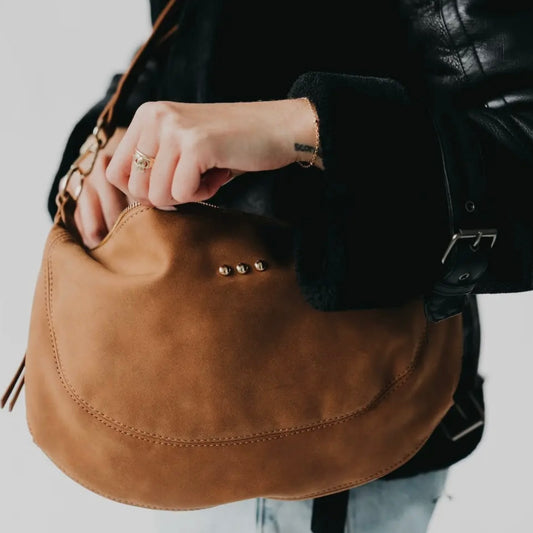 Netty Nubuck Crossbody Bag